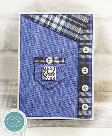 Craft Consortium Essential Craft Papers 12x12 Inch Paper Pad Denim Textures (CCEPAD044)