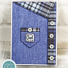 Craft Consortium Essential Craft Papers 12x12 Inch Paper Pad Denim Textures (CCEPAD044)