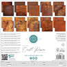 Craft Consortium Essential Craft Papers 12x12 Inch Paper Pad Rust Textures (CCEPAD043)