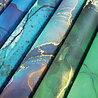 Craft Consortium Essential Craft Papers 12x12 Inch Paper Pad Ink Drops Ocean 2 (CCEPAD041)