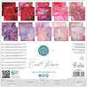 Craft Consortium Essential Craft Papers 12x12 Inch Paper Pad Ink Drops Rose 2 (CCEPAD040)