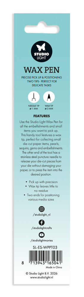 Studio Light Wax Pen Precise Pick Up & Soft Grip Essentials Tools (SL-ES-WPPT03) Studio Light Wax Pen Precise Pick Up & Soft Grip Essentials Tools (SL-ES-WPPT03)