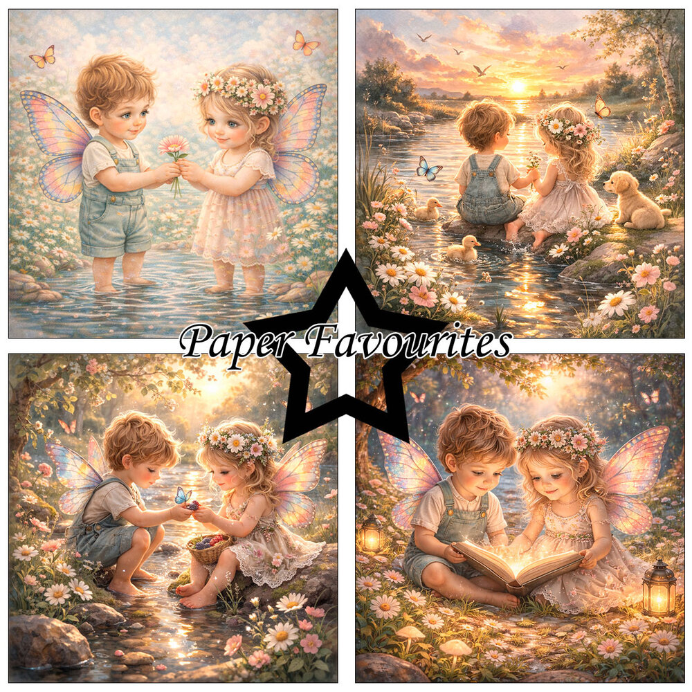 Paper Favourites Best Friends 6x6 Inch Paper Pack (PF580)
