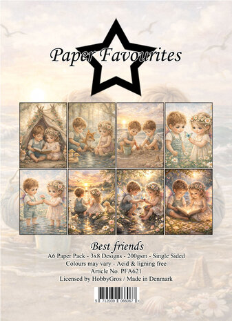 Paper Favourites Best Friends A6 Paper Pad (PFA621)