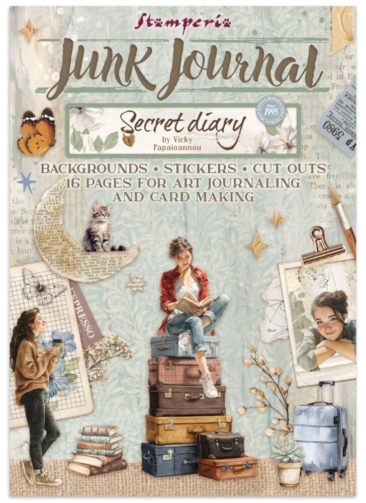 Stamperia Secret Diary Art Jounaling Selection by Vicky Papaioannou (BJS001)