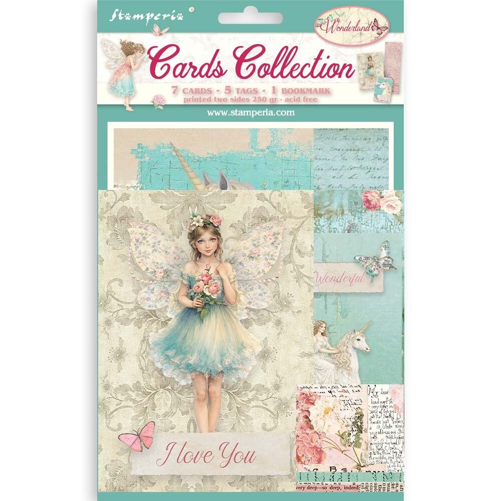Stamperia Wonderland Cards Collection (SBCARD43)