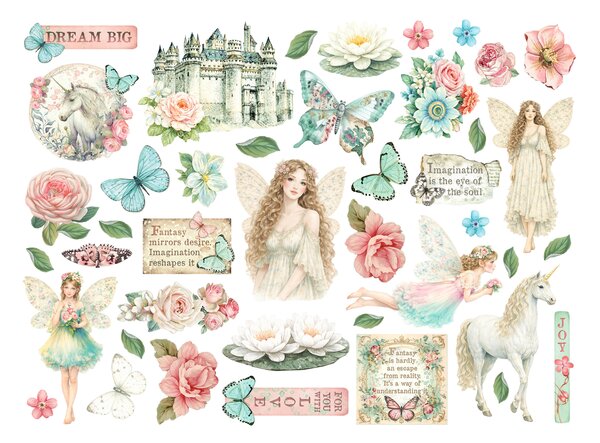 Stamperia Wonderland Die Cuts Assorted (42pcs) (DFLDC134)