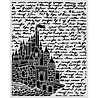 Stamperia Wonderland Thick Stencils 20x25cm Castle (KSTD208)