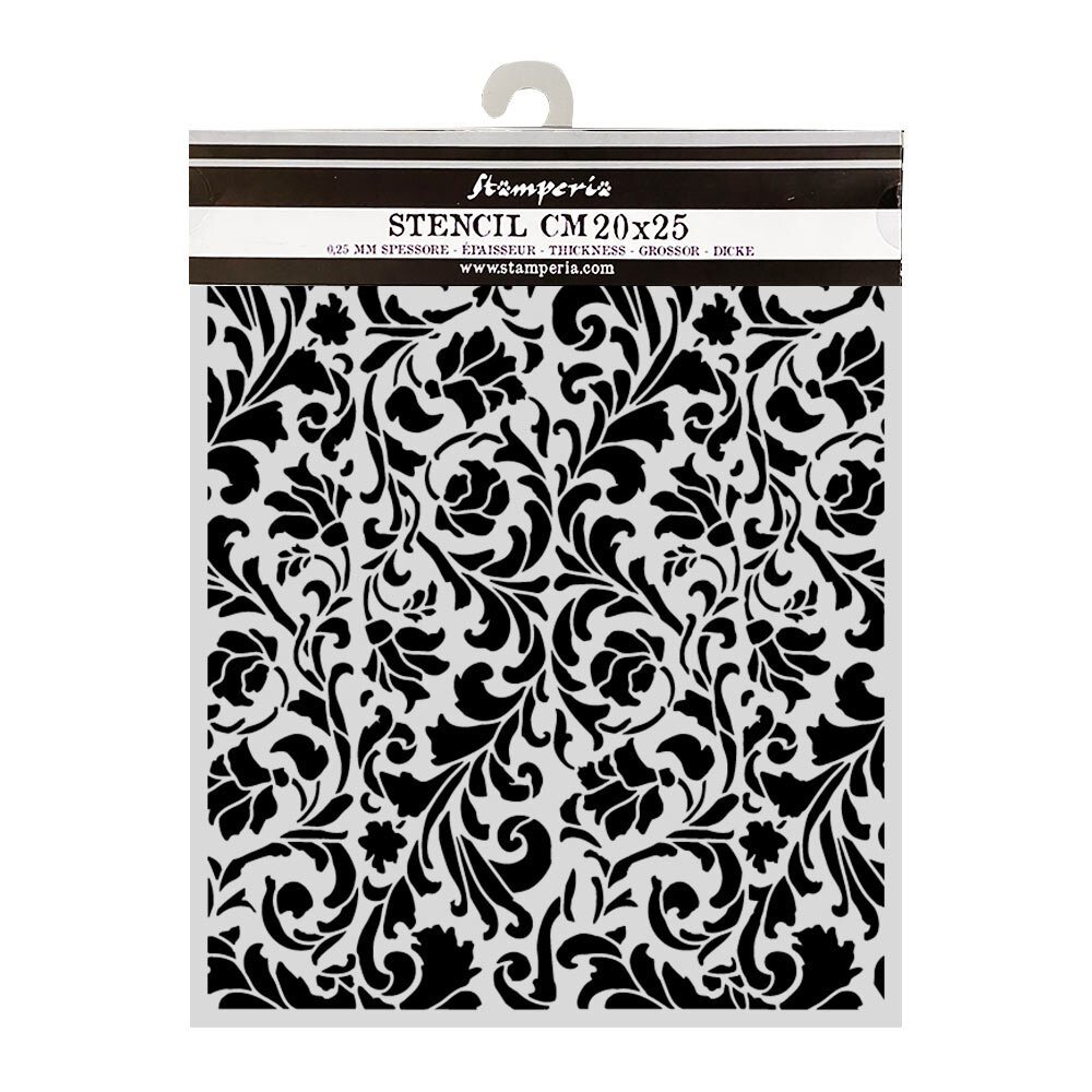 Stamperia Wonderland Thick Stencils 20x25cm Tapestry (KSTD209)