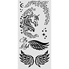 Stamperia Wonderland Thick Stencil 12x25cm Unicorn (KSTDL95)