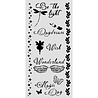 Stamperia Wonderland Thick Stencil 12x25cm Magic Day (KSTDL96)