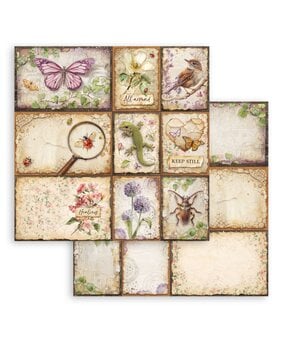 Stamperia All Around 12x12 Inch Paper Sheet Mixed Cards (10pcs) (SBB1150)
