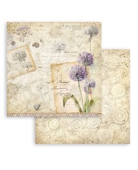 Stamperia All Around 12x12 Inch Paper Sheet Allium (10pcs) (SBB1146)