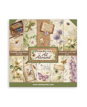 Stamperia All Around 12x12 Inch Paper Pack (SBBL187)
