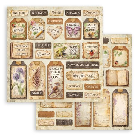 Stamperia All Around 8x8 Inch Paper Pack (SBBS143)