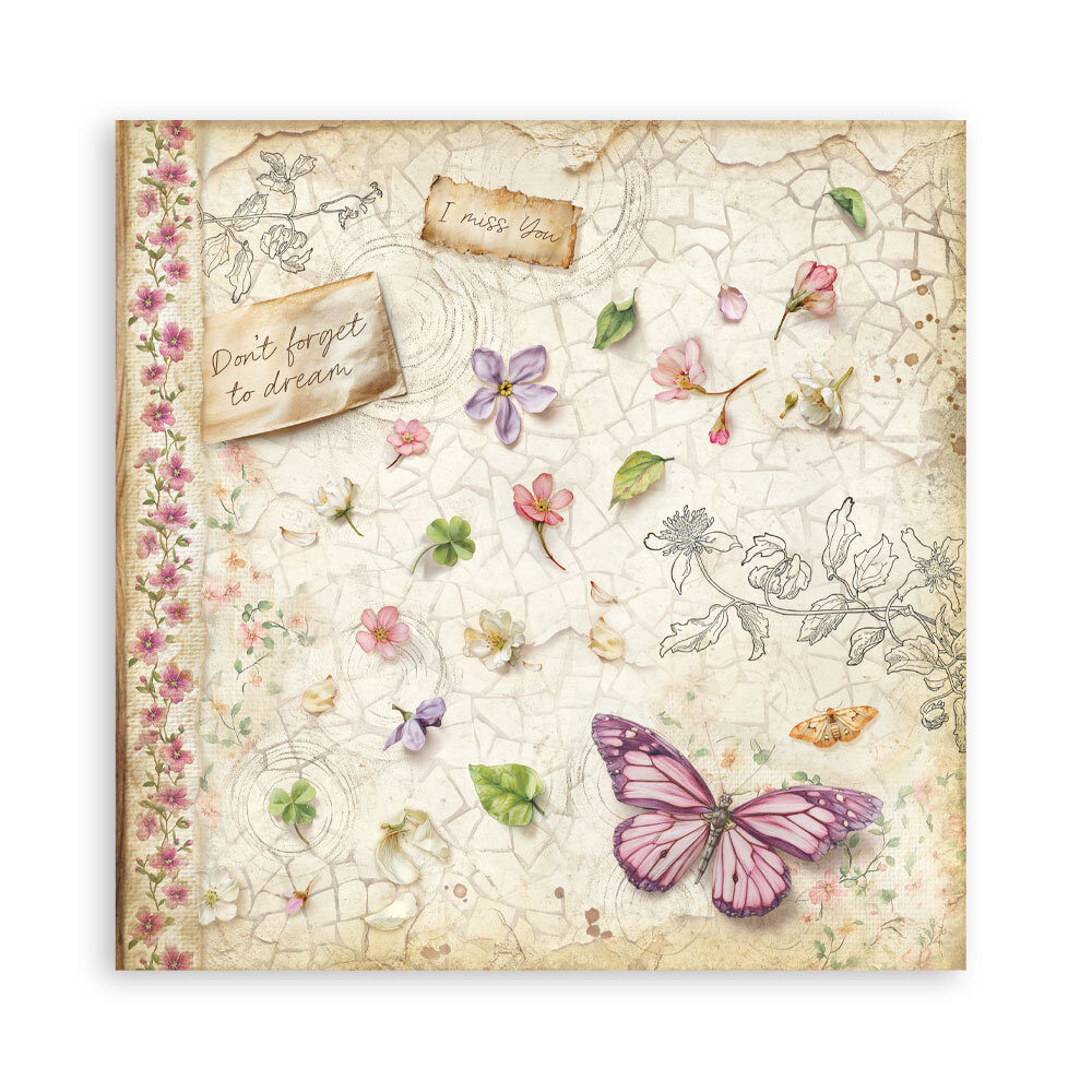 Stamperia All Around 8x8 Inch Paper Pack (Single Face) (SBBSXB25) Stamperia All Around 8x8 Inch Paper Pack (Single Face) (SBBSXB25)