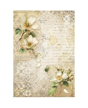 Stamperia All Around A4 Rice Paper Camellia (6pcs) (DFSA41120)