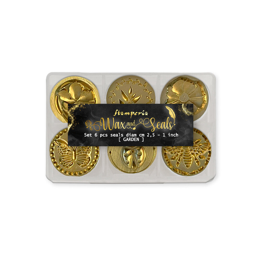 Stamperia All Around Wax and Seals Garden (6 seals) (WAXSL13)