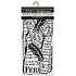 All Around Thick Stencils 12x25cm Letter and Feathers (KSTDL159)
