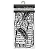 Stamperia All Around Thick Stencils 12x25cm Letter and Feathers (KSTDL159)
