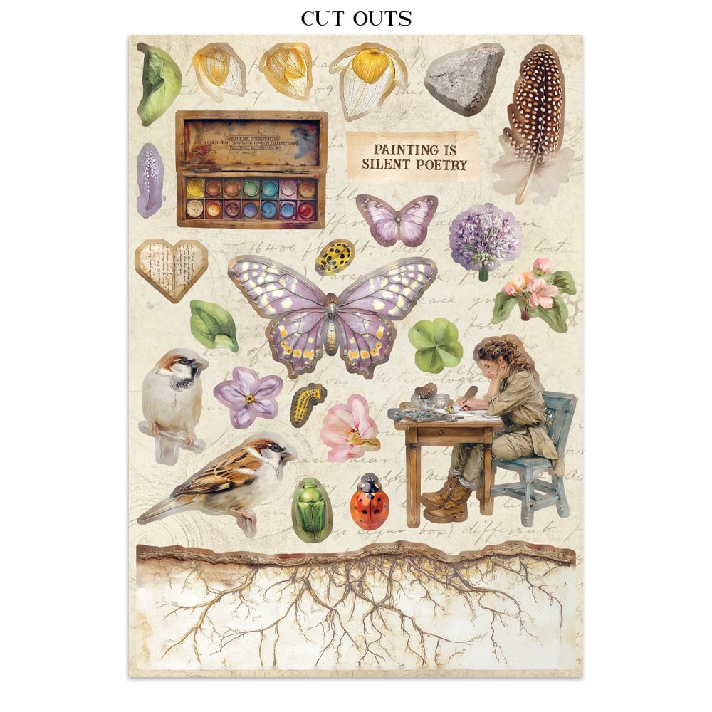 Stamperia All Around Junk Journal Stickers, Backgrounds, Cut-Outs (SBJK20) Stamperia All Around Junk Journal Stickers, Backgrounds, Cut-Outs (SBJK20)