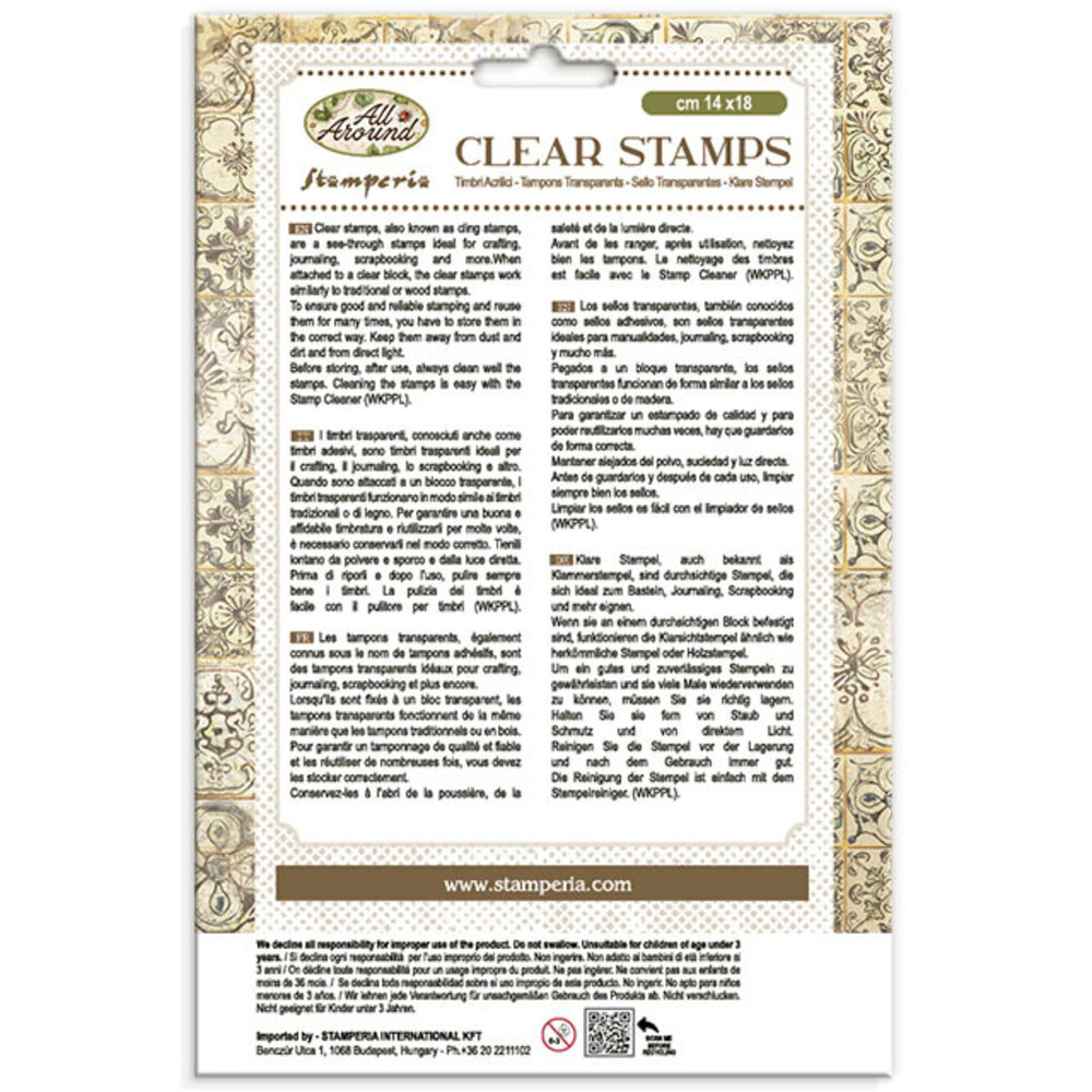 Stamperia All Around Clear Stamp (WTK241)