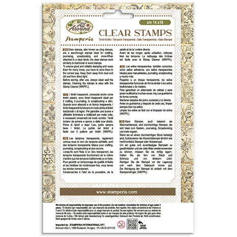 Stamperia All Around Clear Stamp (WTK241)