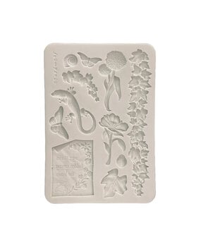 Stamperia All Around A5 Silicon Mould Flowers and Leaves (KACMA611)