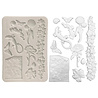 Stamperia All Around A5 Silicon Mould Flowers and Leaves (KACMA611)