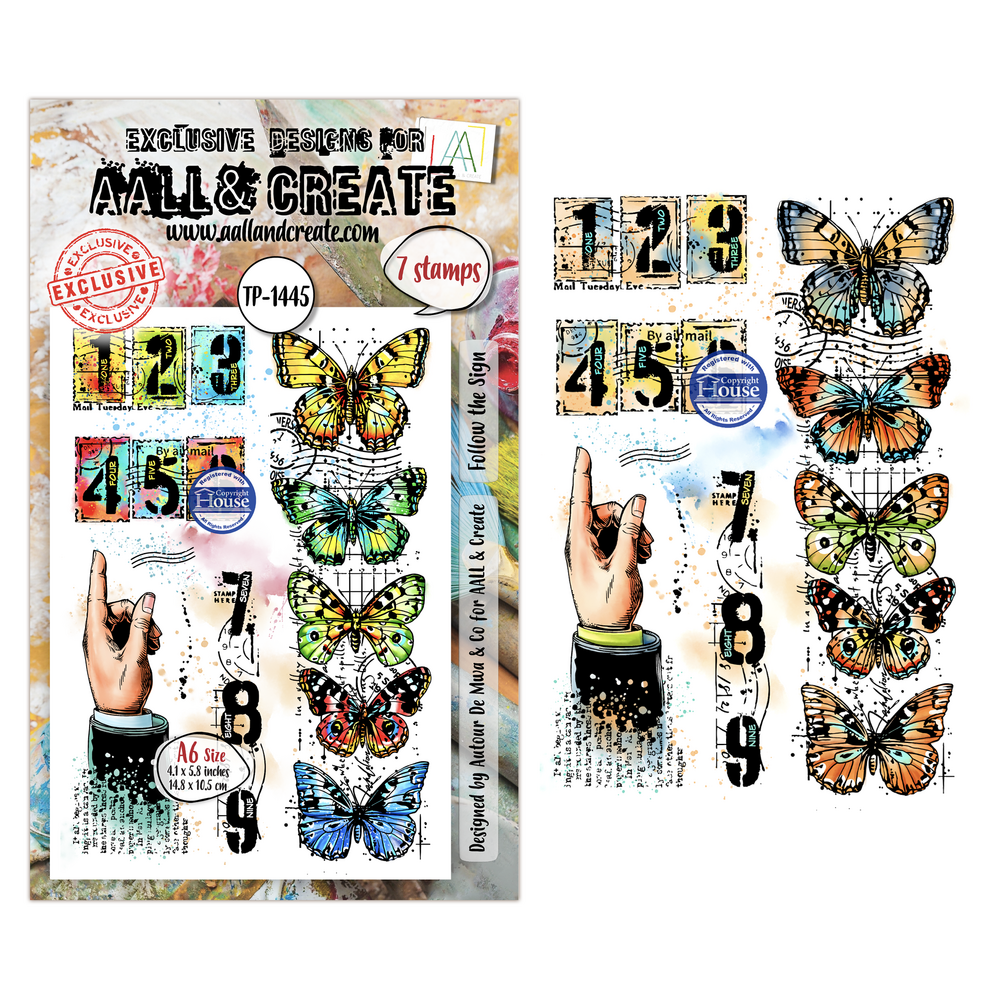 Aall and Create Dispatch Transit A6 Stamp Sets Follow the Sign by Autour De Mwa & Co (AALL-TP-1445) Aall and Create Dispatch Transit A6 Stamp Sets Follow the Sign by Autour De Mwa & Co (AALL-TP-1445)