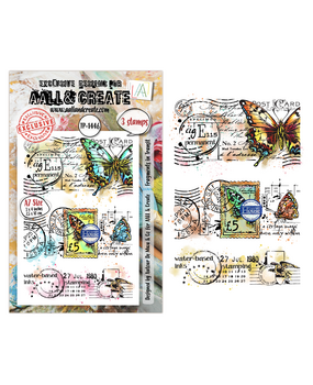 Aall and Create Dispatch Transit A7 Stamp Sets Fragments in Transit by Autour De Mwa & Co (AALL-TP-1446)