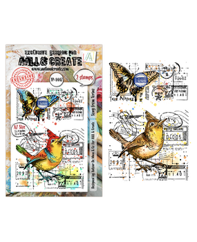 Aall and Create Dispatch Transit A7 Stamp Sets Song from Torino by Autour De Mwa & Co (AALL-TP-1447)