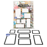 Aall and Create Geary Cutouts Die-Cutting Die Set Crafty Cutouts by Autour De Mwa & Co (AALL-DI-123)
