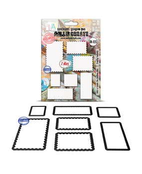 Aall and Create Geary Cutouts Die-Cutting Die Set Crafty Cutouts by Autour De Mwa & Co (AALL-DI-123)