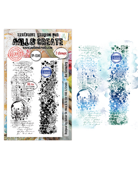 Aall and Create Geometric Gazette A6 Stamp Sets Bee Geometry by Autour De Mwa & Co (AALL-TP-1341)