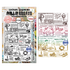 Geometric Gazette A6 Stamp Sets The Daily News by Autour De Mwa & Co (AALL-TP-1342) Geometric Gazette A6 Stamp Sets The Daily News by Autour De Mwa & Co (AALL-TP-1342)