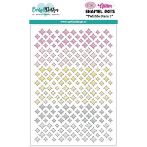 Glitter Enamel Dots