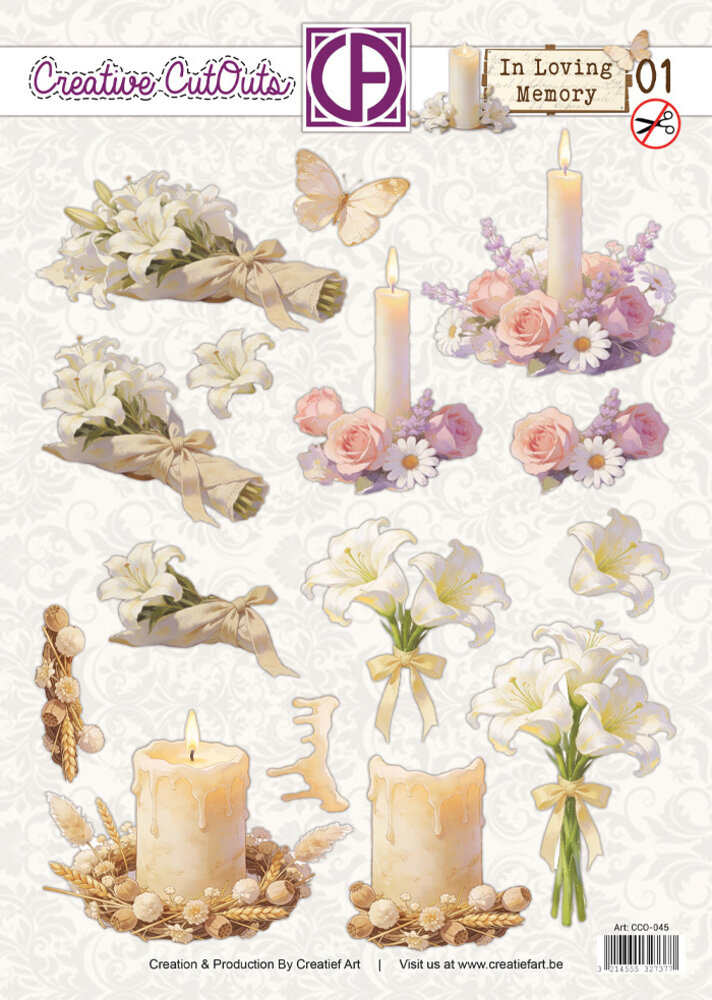 Creatief Art In Loving Memory 01 Creative CutOuts (CCO-045) Creatief Art In Loving Memory 01 Creative CutOuts (CCO-045)