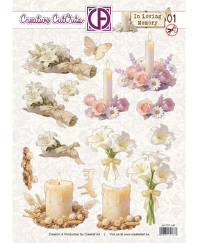 Creatief Art In Loving Memory 01 Creative CutOuts (CCO-045)