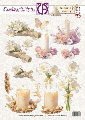 Creatief Art In Loving Memory 01 Creative CutOuts (CCO-045) Creatief Art In Loving Memory 01 Creative CutOuts (CCO-045)