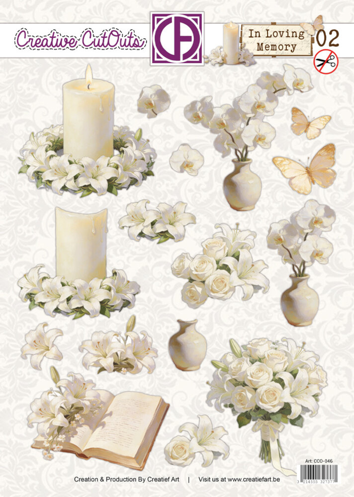 Creatief Art In Loving Memory 02 Creative CutOuts (CCO-046) Creatief Art In Loving Memory 02 Creative CutOuts (CCO-046)