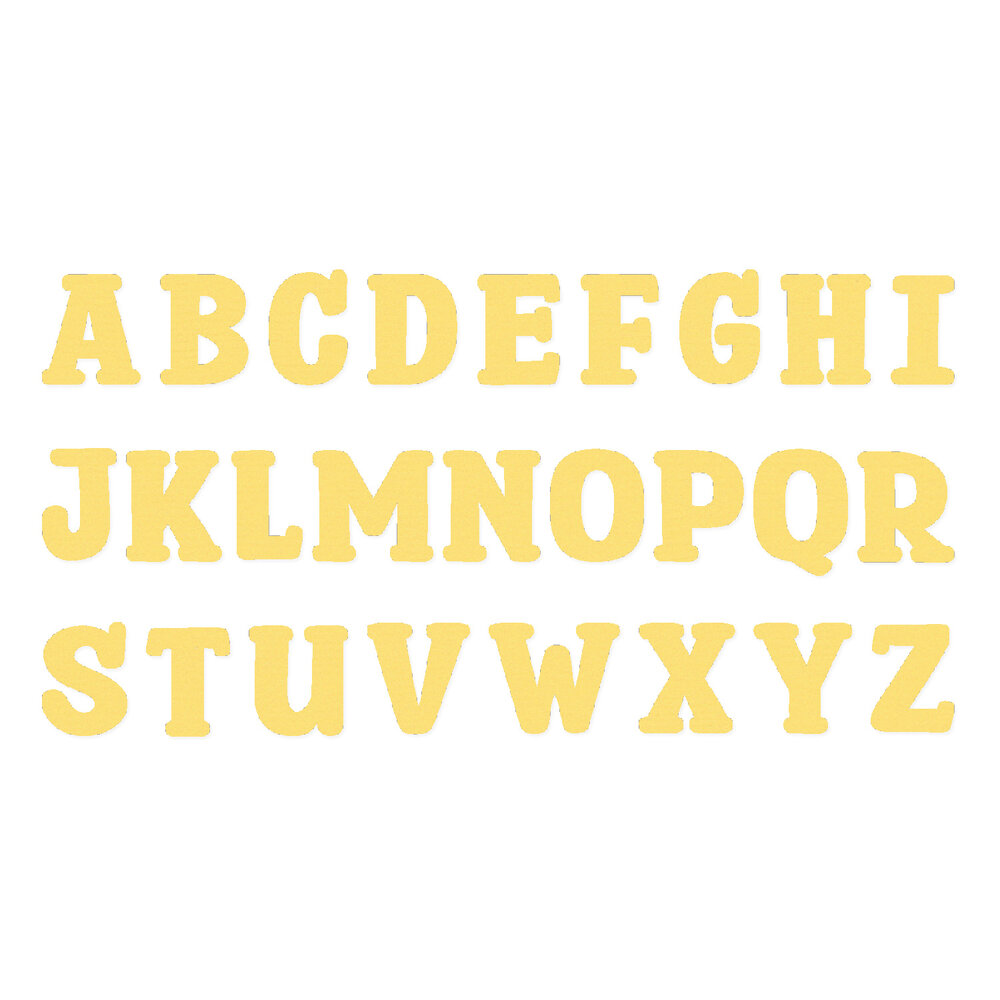 Sizzix Thinlits Die Set Nora Alphabet (26pcs) by Eileen Hull (667065) Sizzix Thinlits Die Set Nora Alphabet (26pcs) by Eileen Hull (667065)