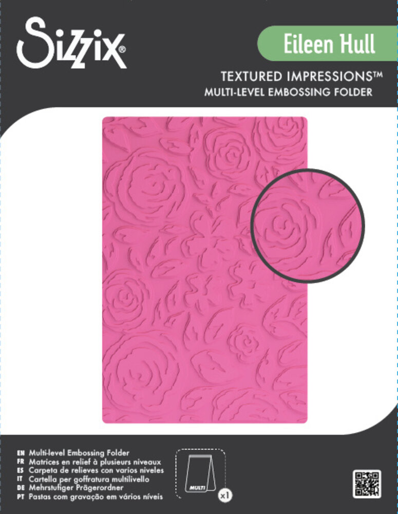 Sizzix Multi-Level Embossing Folder Watercolor Bouquet by Eileen Hull (667069) Sizzix Multi-Level Embossing Folder Watercolor Bouquet by Eileen Hull (667069)