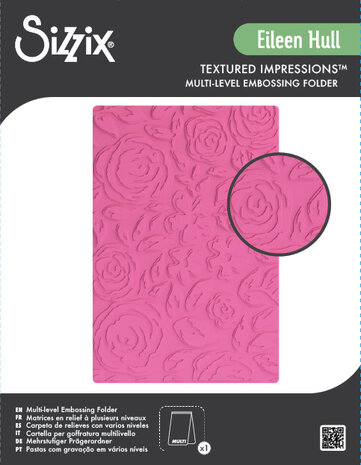 Sizzix Multi-Level Embossing Folder Watercolor Bouquet by Eileen Hull (667069) Sizzix Multi-Level Embossing Folder Watercolor Bouquet by Eileen Hull (667069)