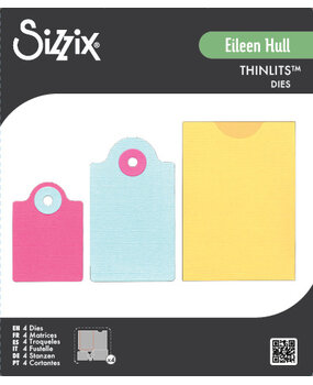 Sizzix Thinlits Die Set Ephemera Pocket & Tags (4pcs) by Eileen Hull (667068)