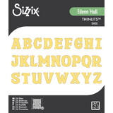 Sizzix Thinlits Die Set Nora Alphabet (26pcs) by Eileen Hull (667065)