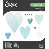 Sizzix Framelits Die Set Stitched Hearts (13pcs) by Eileen Hull (666813)
