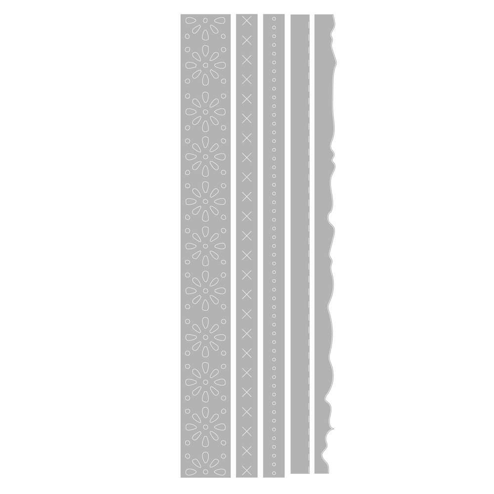 Sizzix Thinlits Die Set Page Edges (5pcs) by Eileen Hull (667067) Sizzix Thinlits Die Set Page Edges (5pcs) by Eileen Hull (667067)