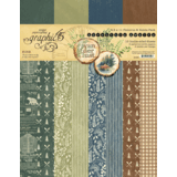 Graphic 45 Adventure Awaits 8,5x11 Inch Patterns & Solids Pack (4503250)