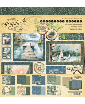 Graphic 45 Adventure Awaits 8x8 Inch Collection Pack (4503248)